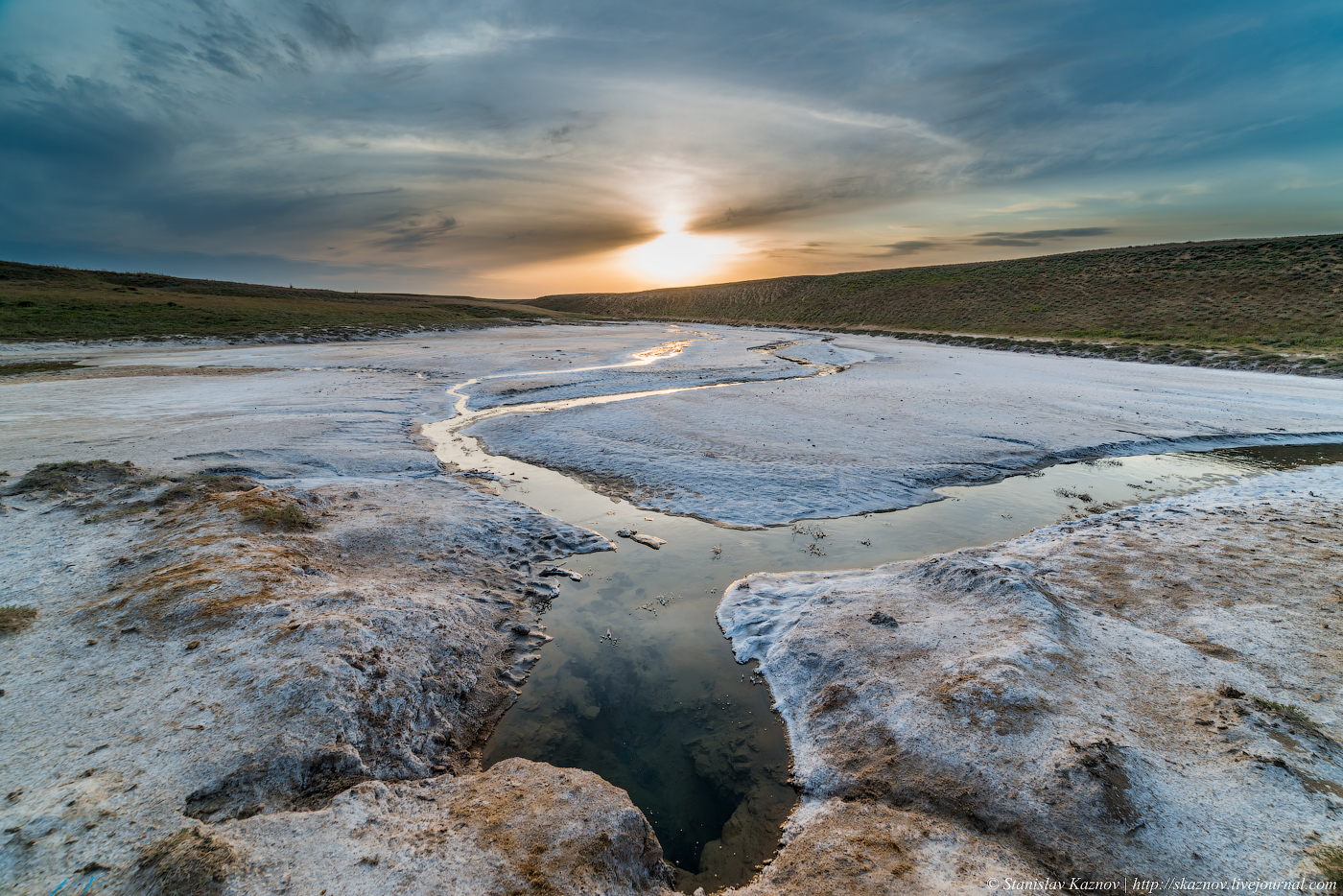 Баскунчак, Астраханская область - огромное озеро с соленой водой